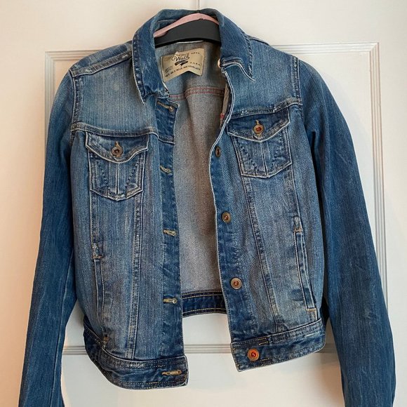 zara denim blazer